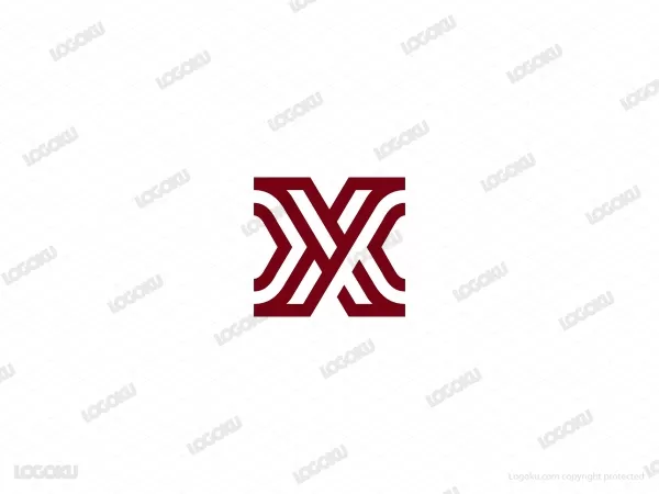 Monogram Letter Y Or X
