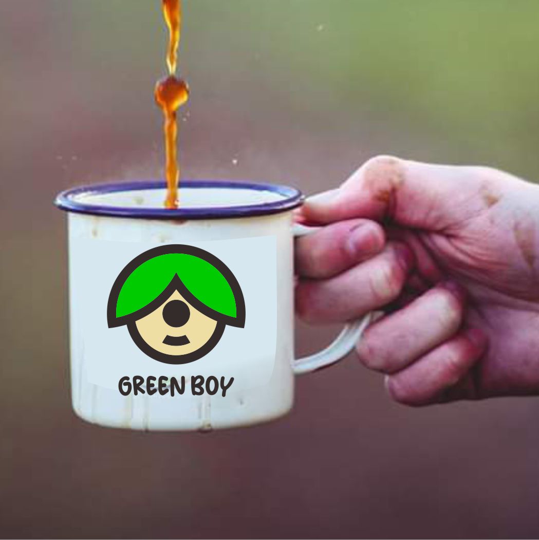 شعار الصبي الأخضر شعار