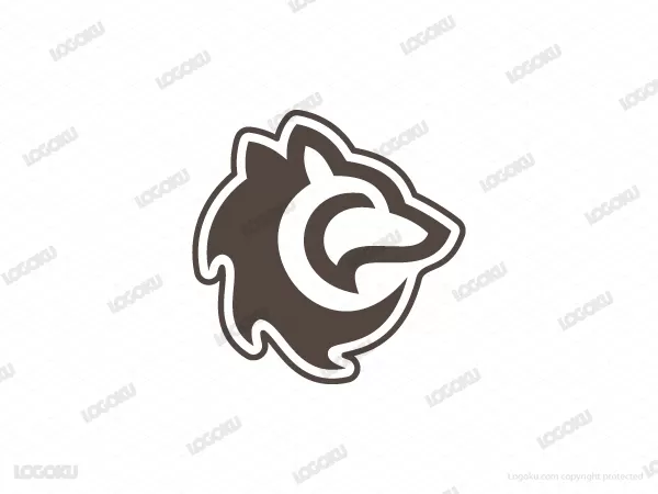 Simple Wolf Logo