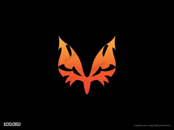Fire Fox Head Logo