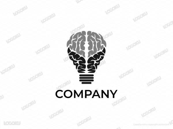 Brain Lamp Logo