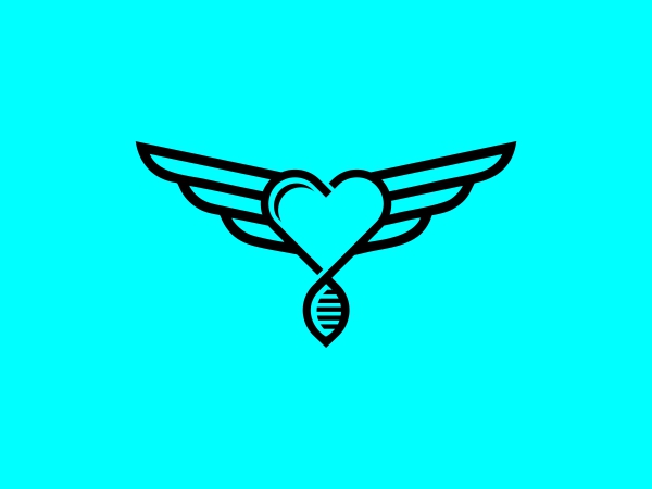 Flying Love Dna Logo