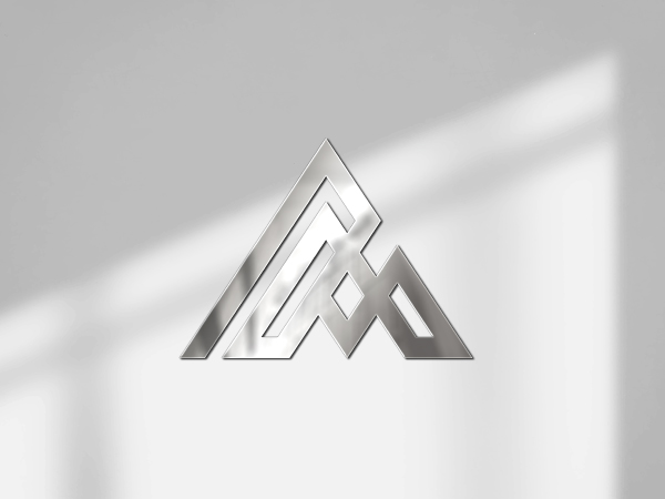 Logo Huruf A Abstrak
