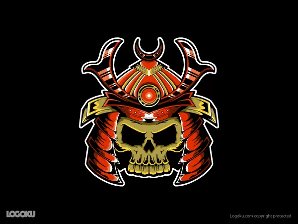 Skull Samurai Logo