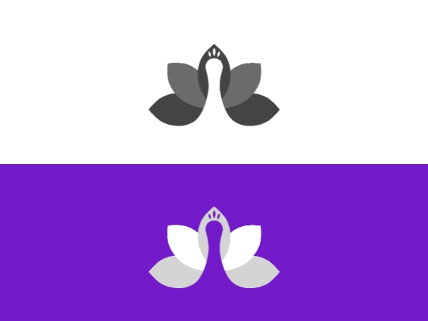 Logotipo Belleza de pavo real