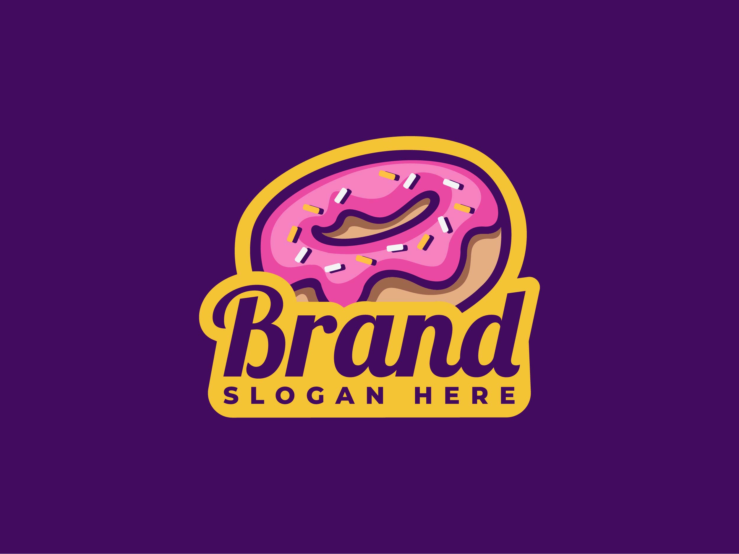 Logotipo de rosquilla Logo