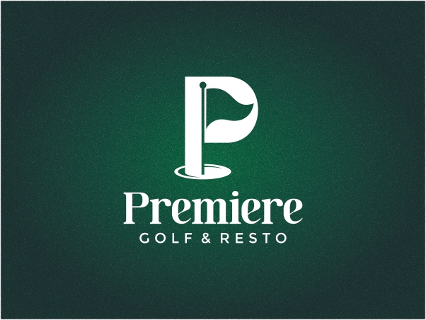 Golf- und Resto-Logo-Design