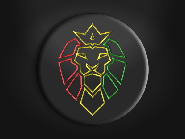 Rasta King Lion Logo