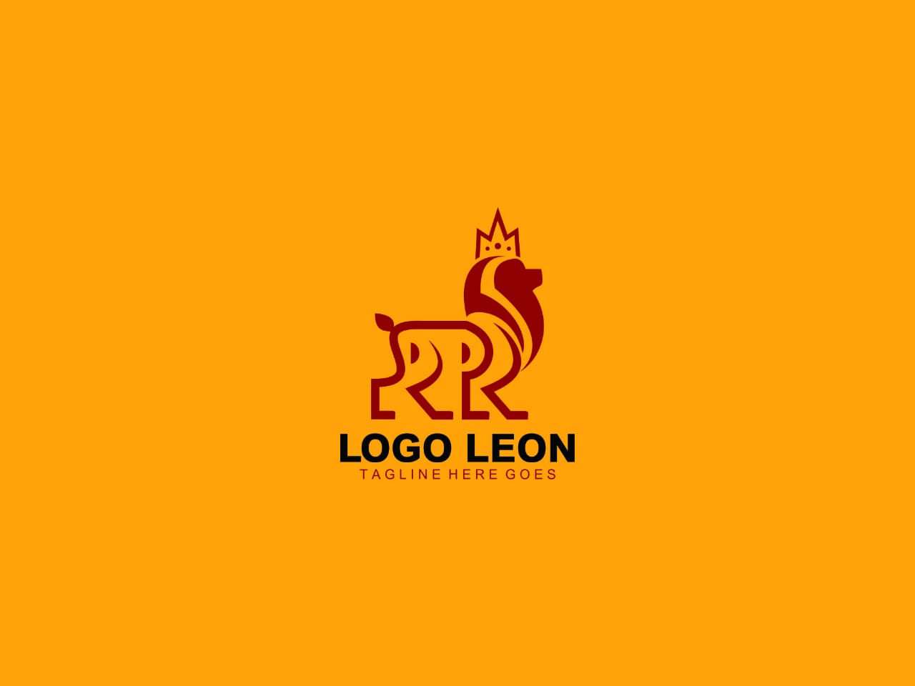 Logotipo del león Logo