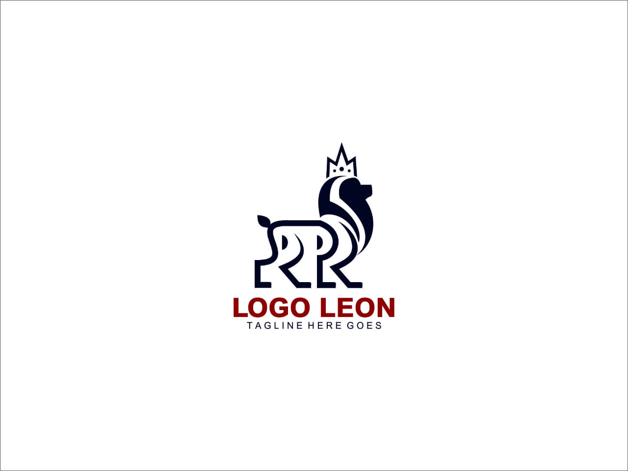 Logotipo del león Logo