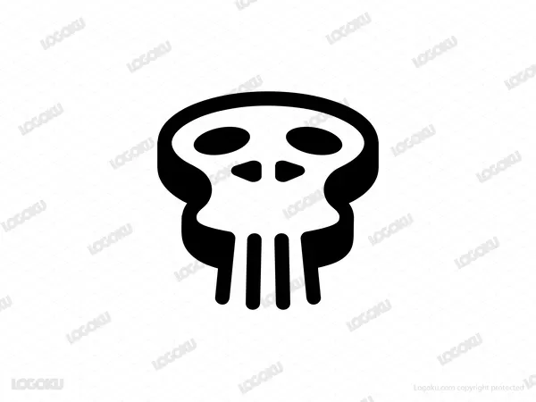Guitar Skull Logo