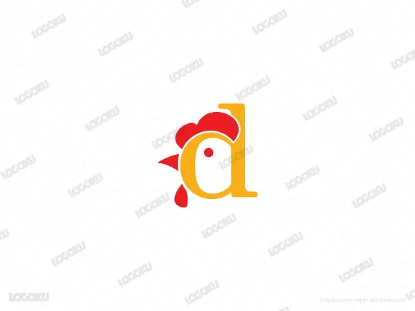 D Chicken Logo