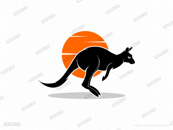 Simple Kangaroo Logo - Logoku