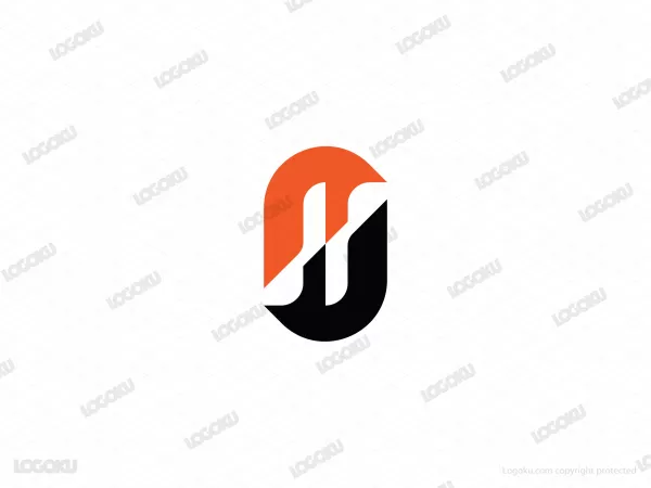 Letter Sn Or Ns Logo