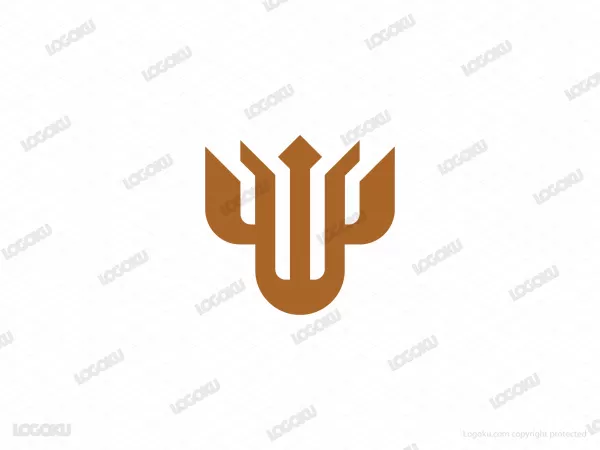 Letter W Deer Logo