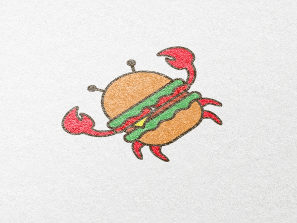 Logotipo Burgercrab Logo