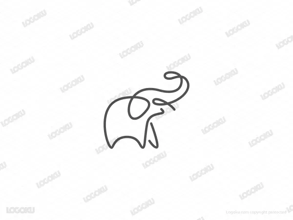 Logo Simple Elephant For Sale - Buy Logo Simple Elephant Now