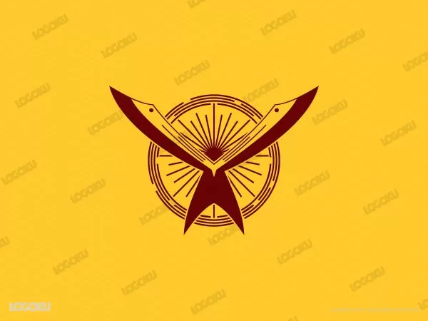 Swords Eagle Logo