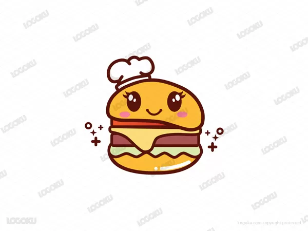 Cute Burger Logo
