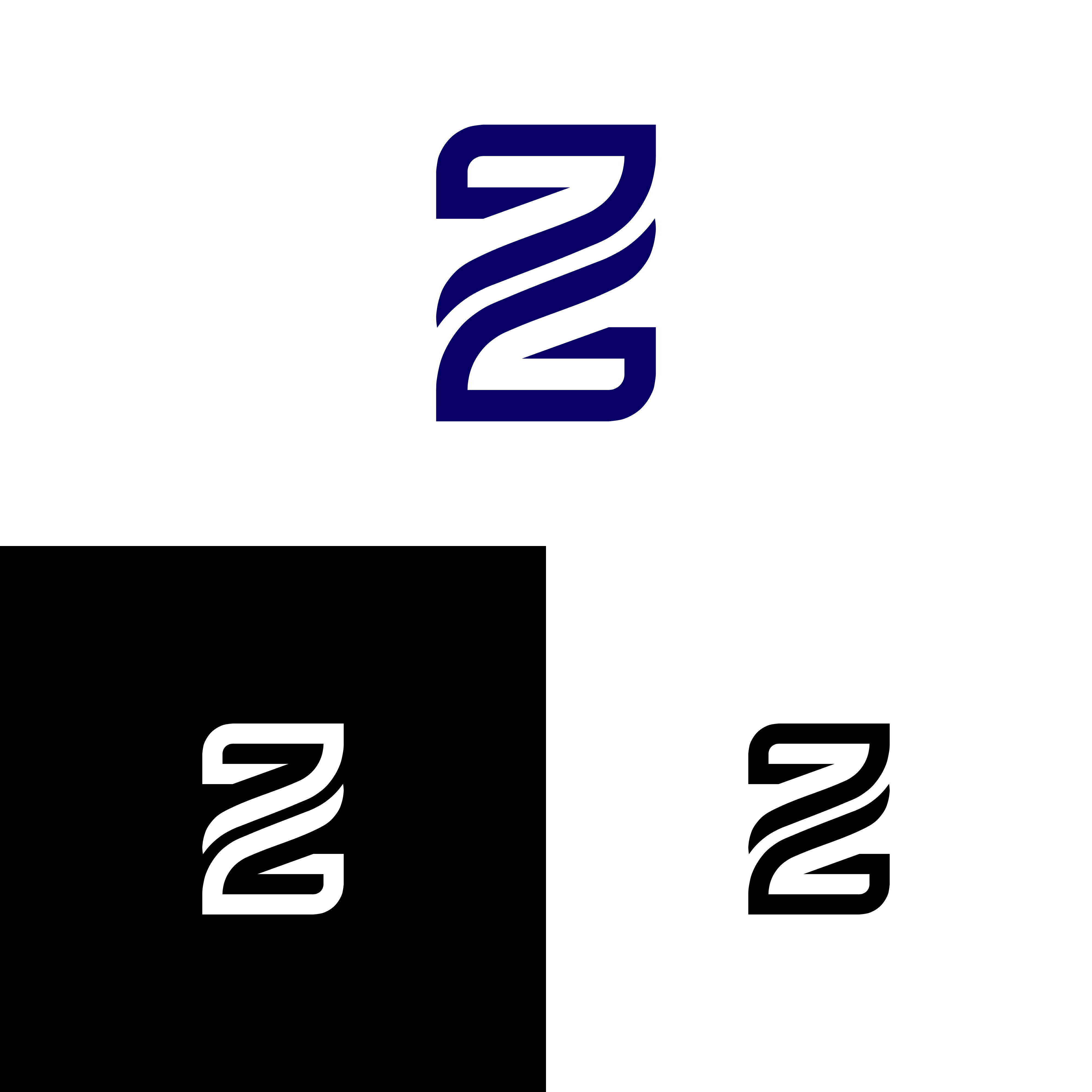 شعار Z أو Pg Ambigram شعار