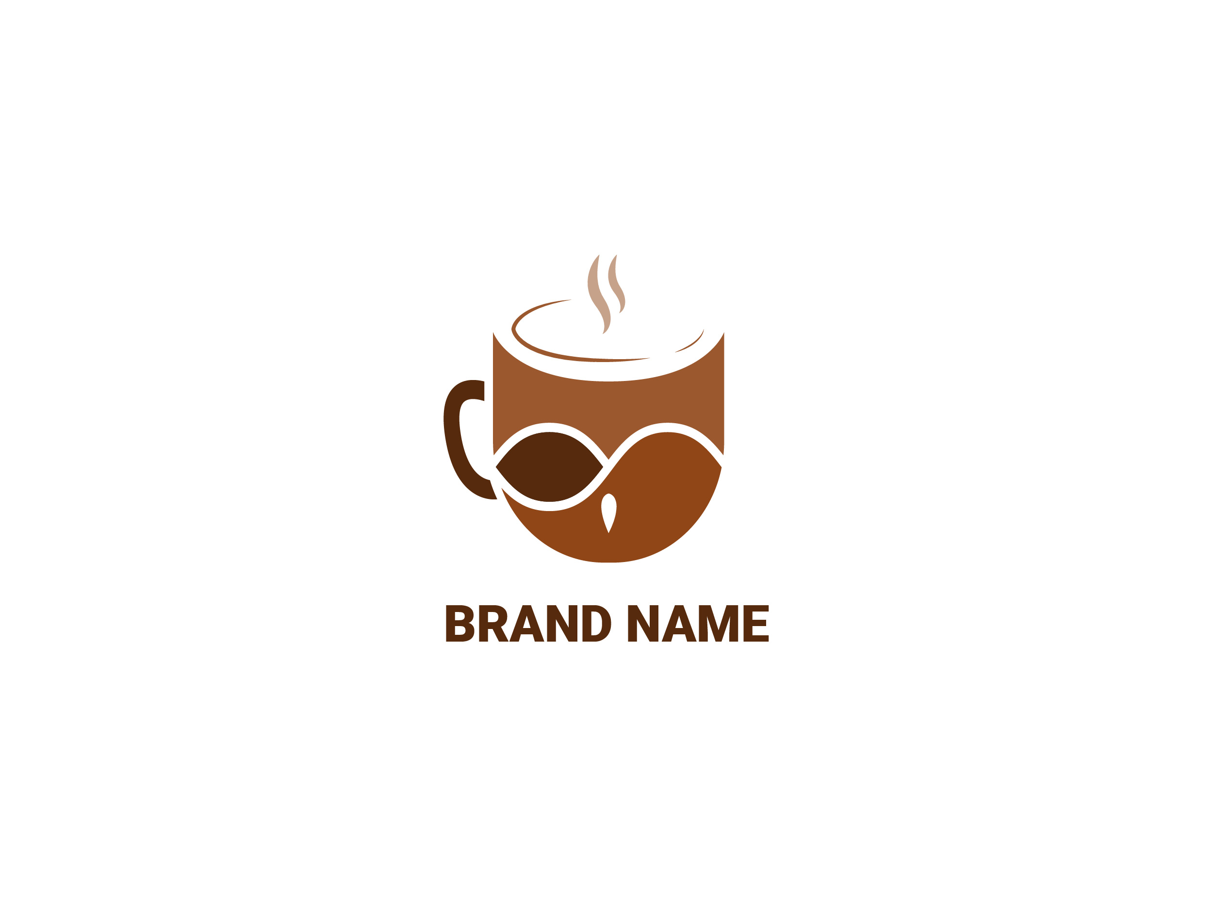 Logo Owl & Coffee