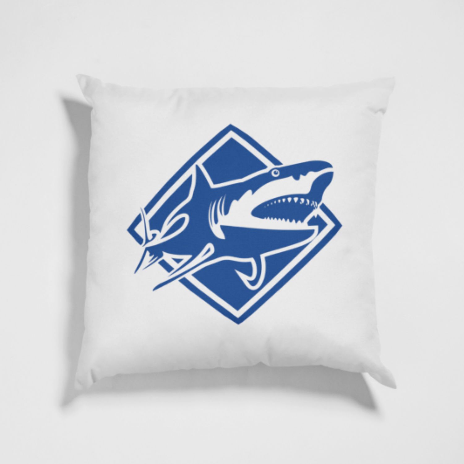 Logotipo moderno del tiburón azul Logo