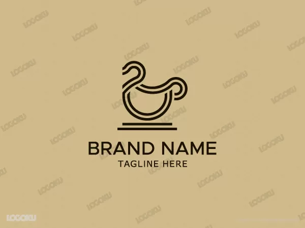Letter R Coffee Logo