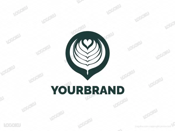 Coffee Latte Simple Logo