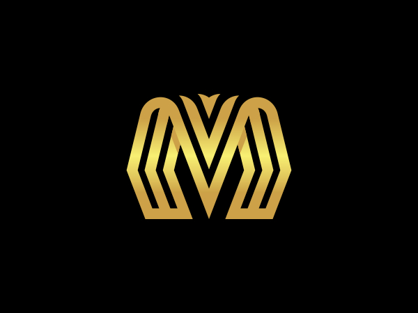 Logotipos M Elegantes Logo
