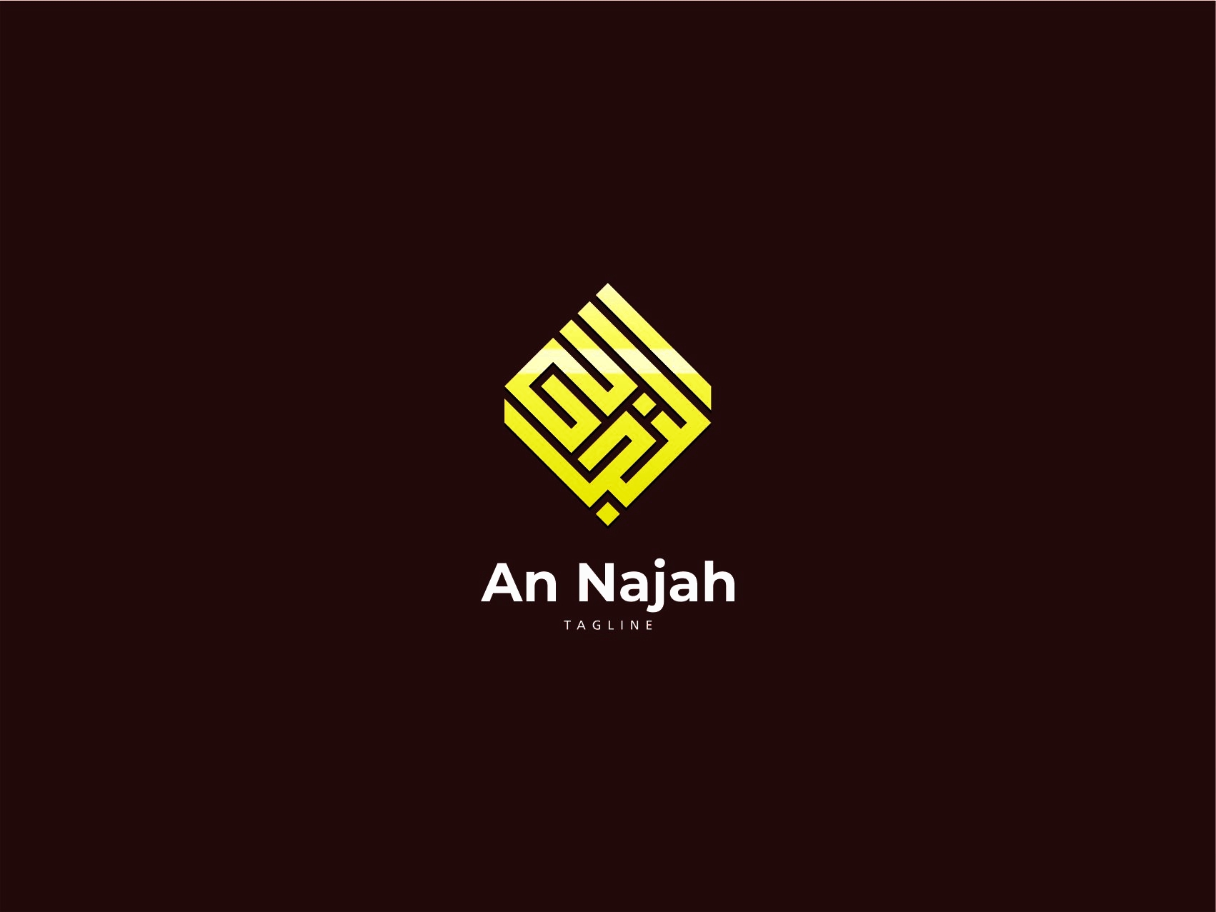 Kufi An Najah Calligraphy Logo