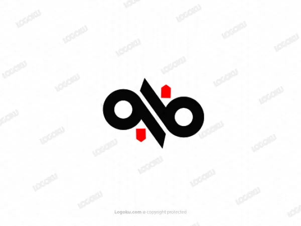 Logo Monogram Huruf G Atau P