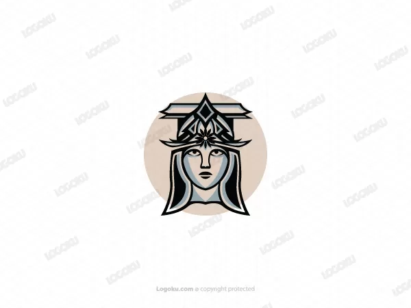 Ancient Chinese Woman Logo
