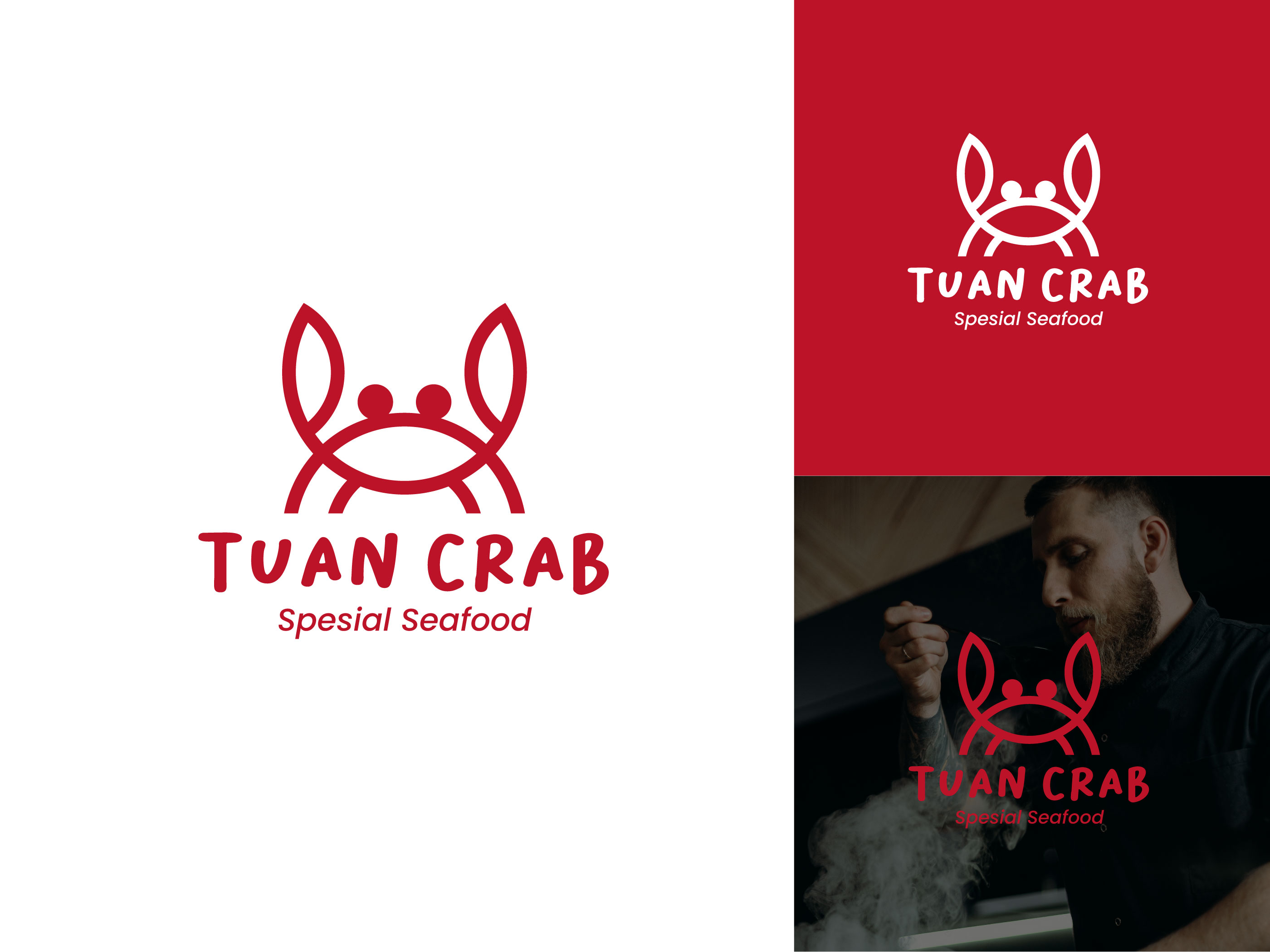 Crab Logo for Seafood Business