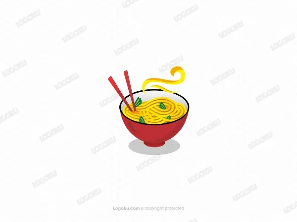 Chicken Ramen Noodle Shop Logo