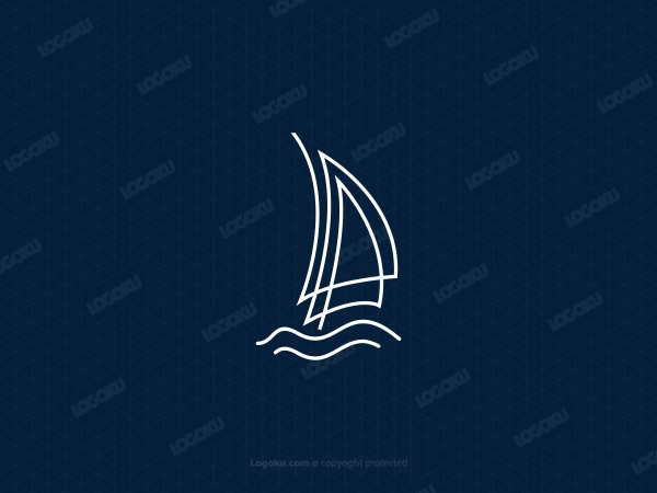 Logo Sailboat Line Art For Sale - Buy Logo Sailboat Line Art Now