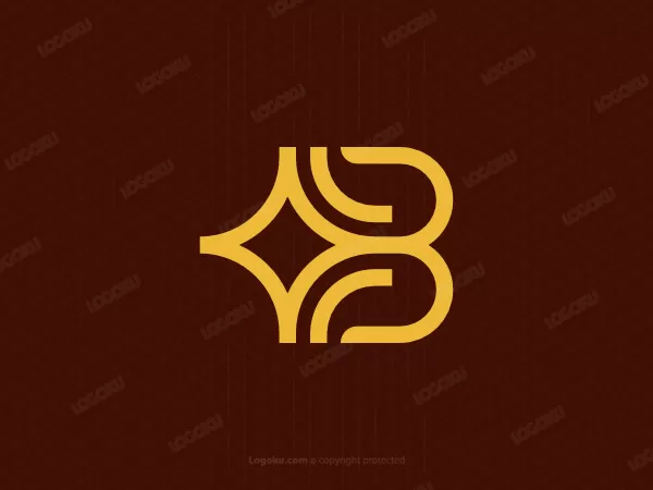 Logo Huruf B Kilauan