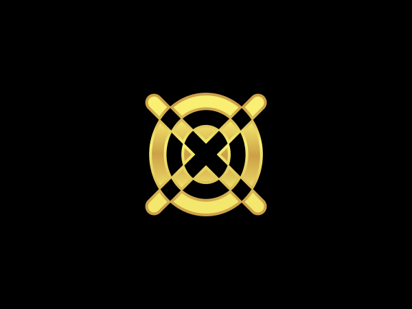 Abstraktes Xo-Ochsen-Logo