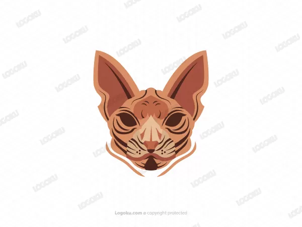 Logo Kucing Sphynx