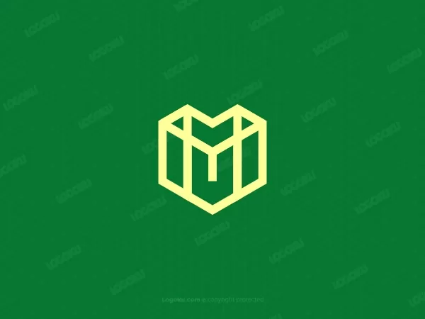 Logo Monogram M Atau Mu Atau Mv