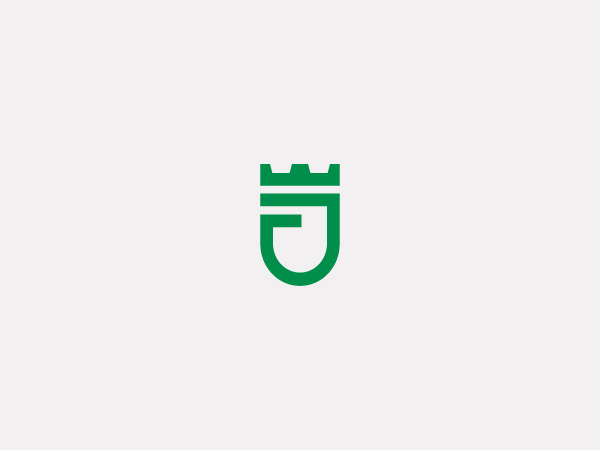 Logo  Inisial U Dan J