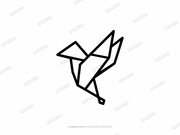 Bird Origami Logo