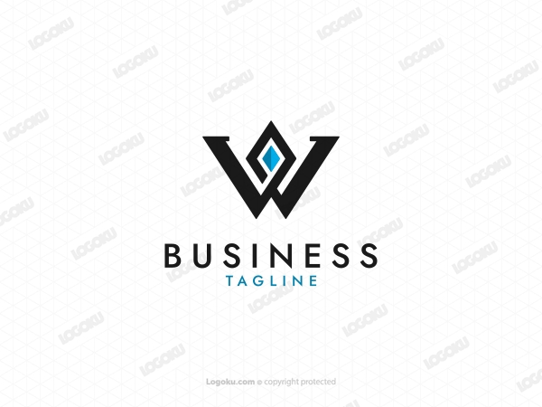 Logotipo W estilizado