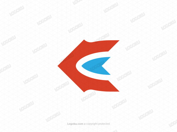 Letter Ce Or Ec Arrow Logo For Sale - Buy Letter Ce Or Ec Arrow Logo Now