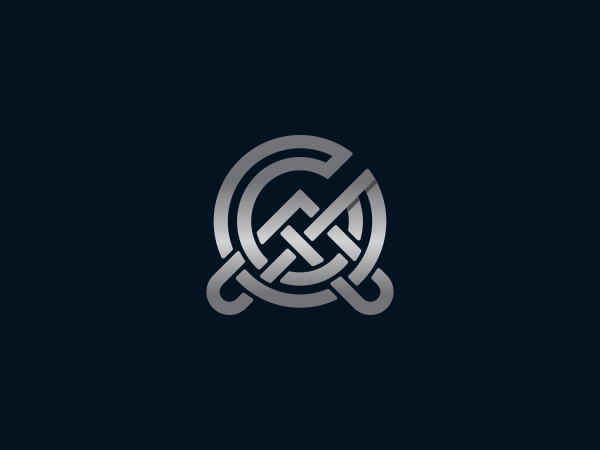Keltisches Ga Ag-Knoten-Logo