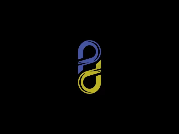 Letter P And D Logo