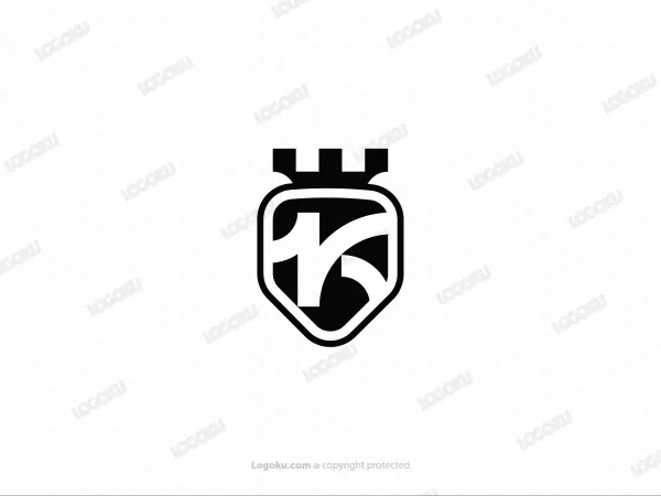 Logo Huruf K Perisai Dan Mahkota