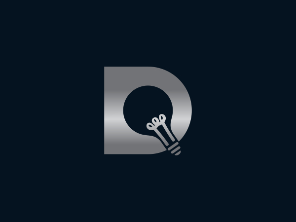 Lampen-D-Glühbirnen-Logos