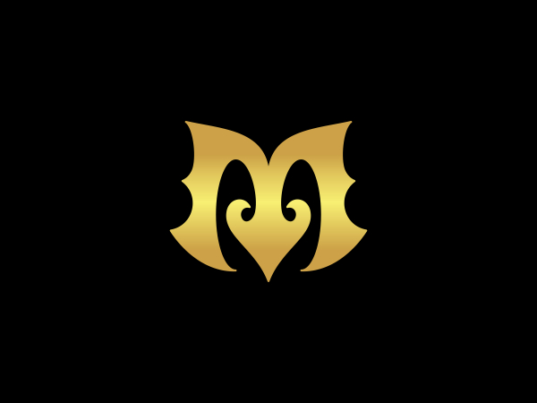 Gothic M W Ornament Logo