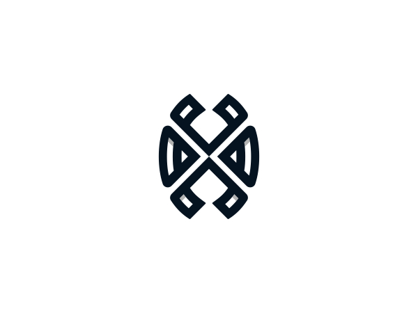 Ox Letter Xo Line Initial Logo