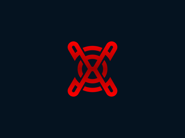 Logotipos Del Monograma Circle Xo Ox Logo